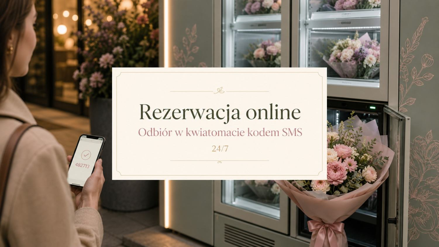 Kwiatomat z rezerwacją online: unikalne w regionie