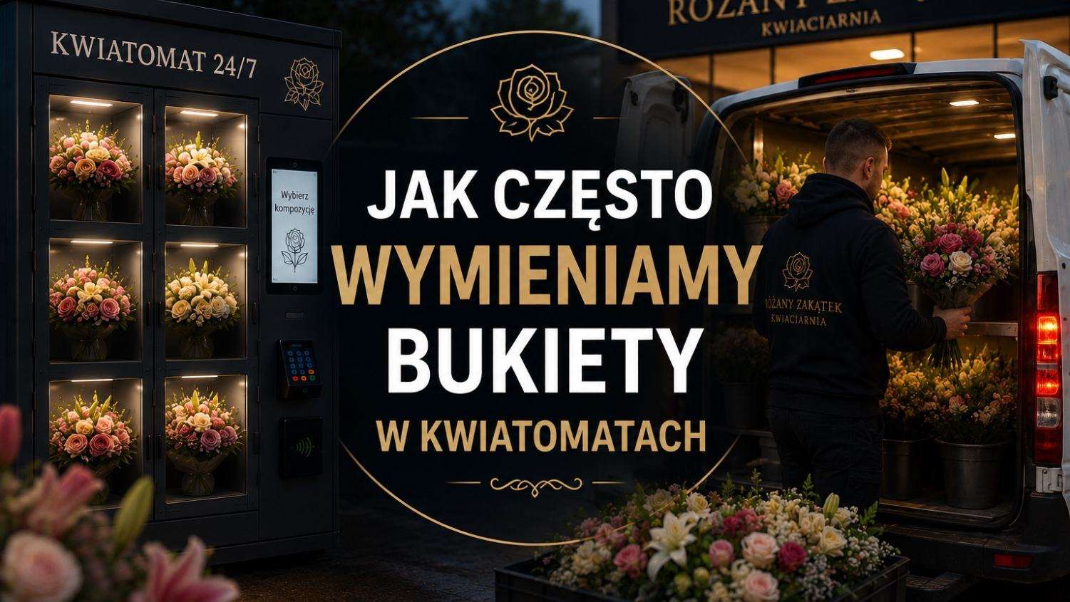 Jak często wymieniamy bukiety w kwiatomatach