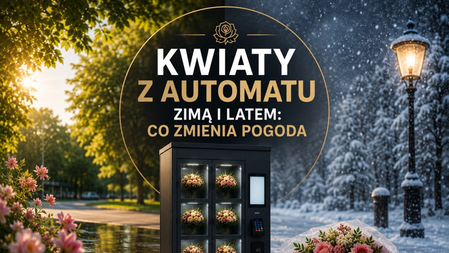 Kwiaty z automatu zimą i latem: co zmienia pogoda