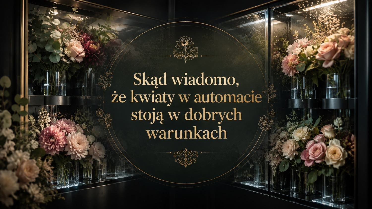 Skąd wiadomo, że kwiaty w automacie są dobrze przechowywane