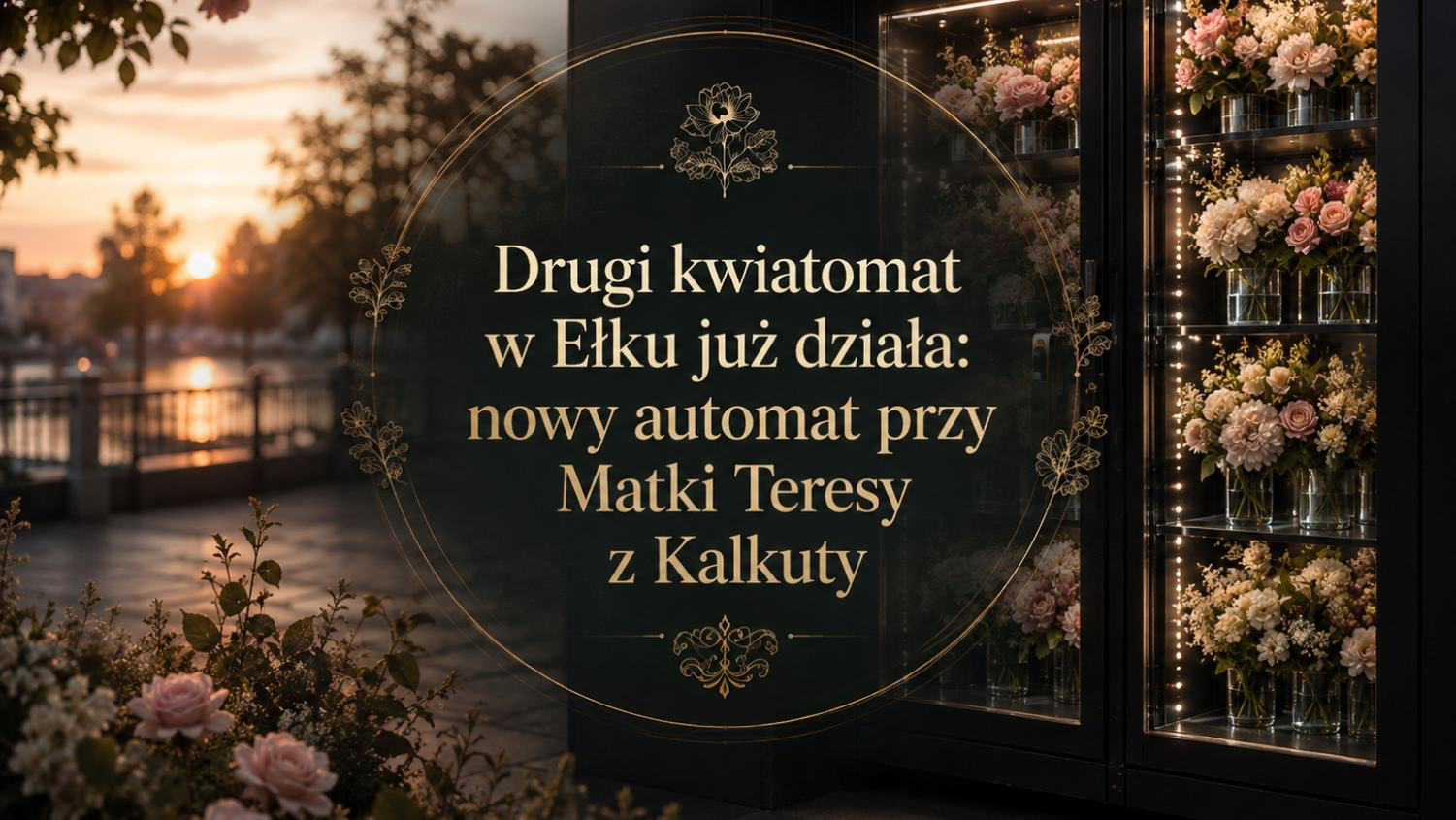 Drugi kwiatomat w Ełku już działa: Matki Teresy z Kalkuty 2