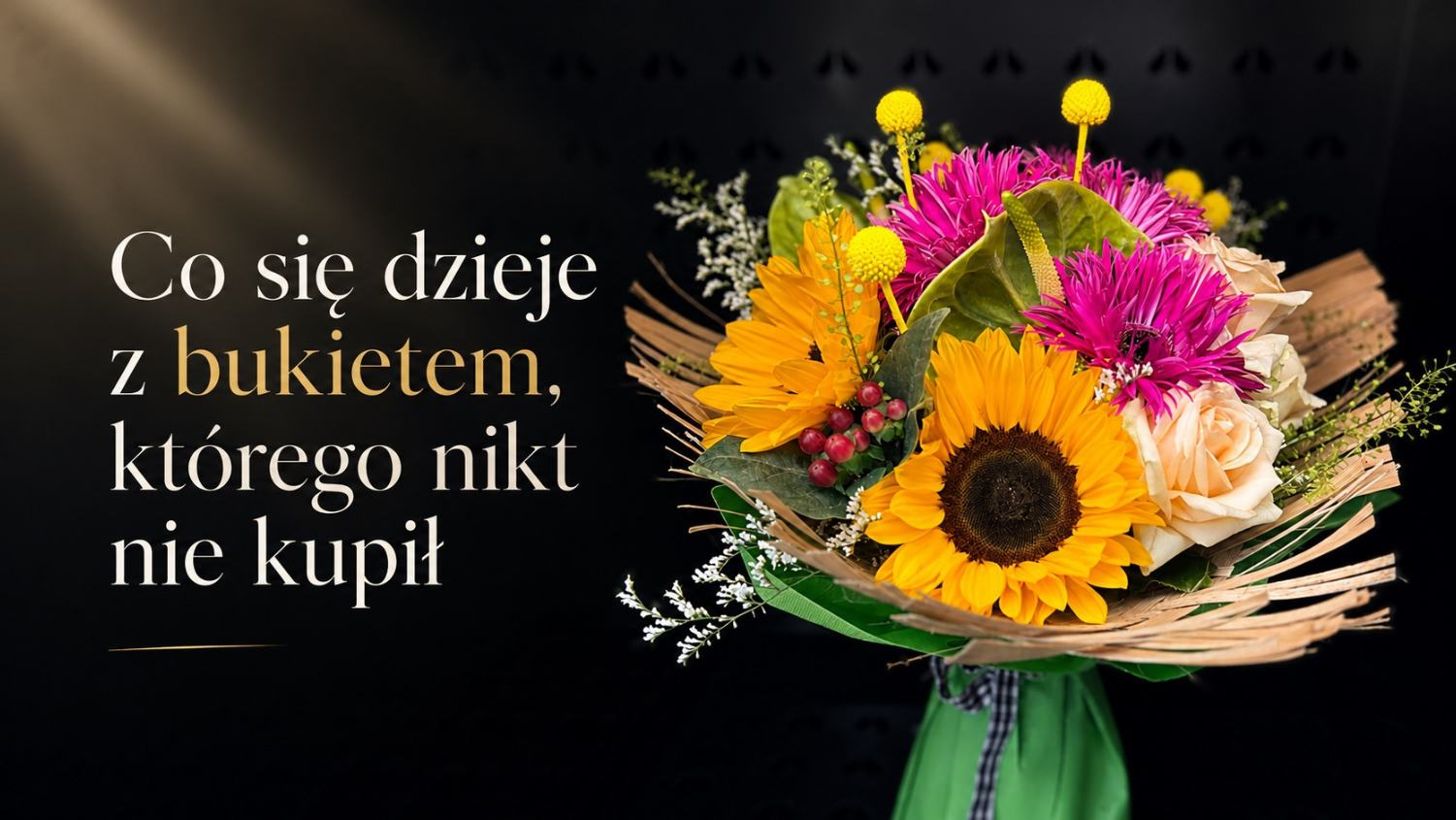 Co się dzieje z bukietem, którego nikt nie kupił