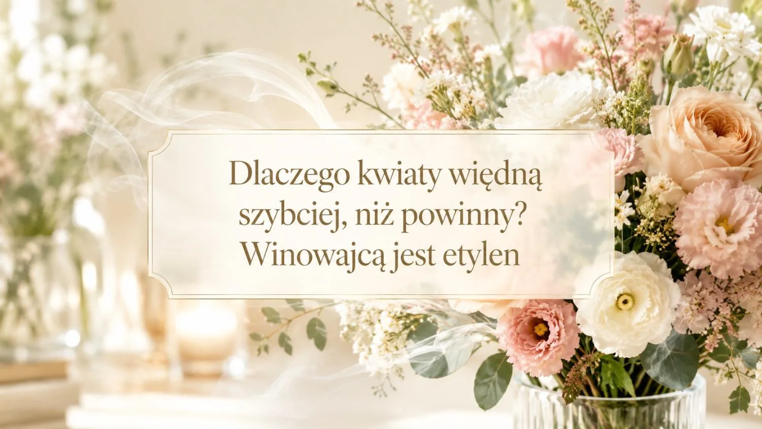 Dlaczego kwiaty więdną szybciej? Etylen w praktyce