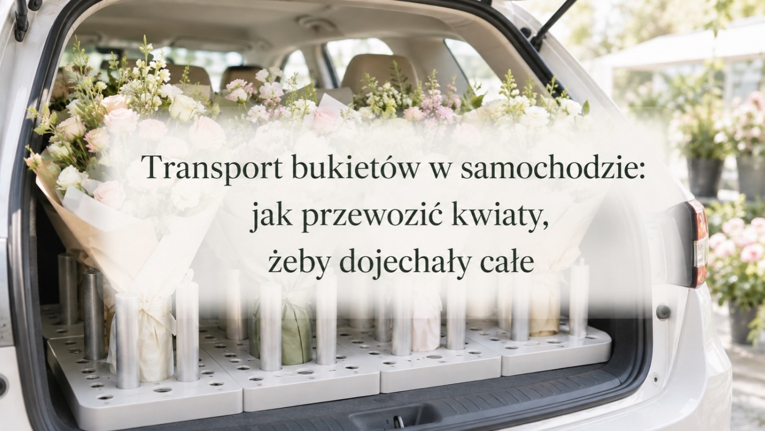 Transport bukietów w samochodzie: SuperKratka po roku